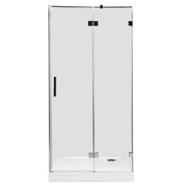 Душевая дверь в нишу Aquanet Beta NWD622 L профиль хром, стекло прозрачное, 100x200