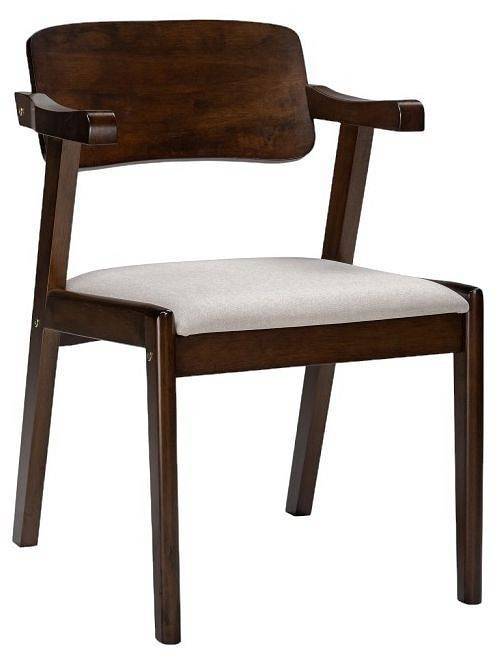 Стул Woodville Velma 15524 dirty oak, бежевый
