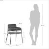 Стул Bradex Home Napoli FR 0326, латте с черными ножками фото 8