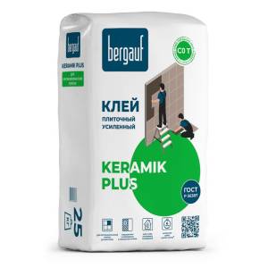 Клей Bergauf Keramik Plus усиленный 25 кг