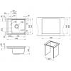 Мойка кухонная Granula Kitchen Space KS-6004 шварц фото 4