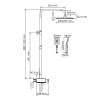 Душевой комплект Wasserkraft A114.255.130.CB Thermo с термостатическим смесителем, черный фото 4