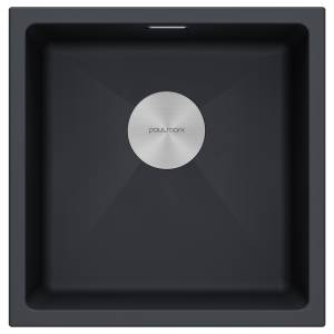Мойка кухонная Paulmark Lumi 45Uni LU45-AN Антрацит, 45.5x46