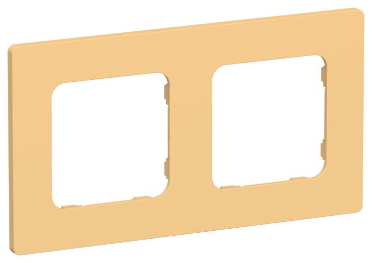 Рамка 2-постовая IEK Flite FI-M22-32-20-K90 золотарник