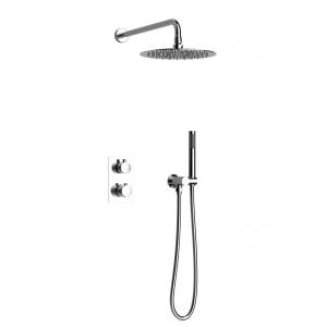 Душевая система AltroBagno Unione 040407 Cr, с термостатом