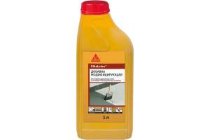 Добавка модификатор для повышения эластичности растворов и смесей Sika Sikalatex 1 л