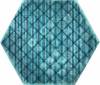 Керамогранит ITT Ceramic Tribu Blue Shiny Hexa 23.2x26.7