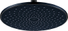 Верхний душ Berges Wasserhaus Nardis R 072004 черный матовый