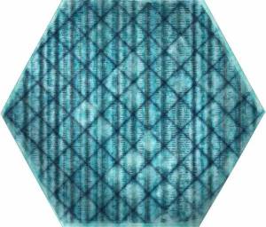 Керамогранит ITT Ceramic Tribu Blue Shiny Hexa 23.2x26.7 Керамогранит ITT Ceramic Tribu Blue Shiny Hexa 23.2x26.7