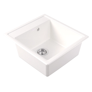Мойка кухонная Dr.gans Ника 470 25.070.B0470.401 белый, 47x51