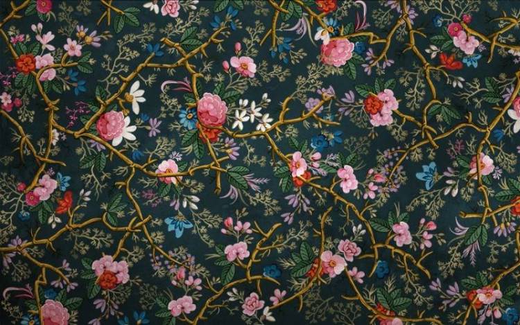 3D Фотообои Artegrafico «Викторианский сад в тёмных тонах» BT-007 канвас