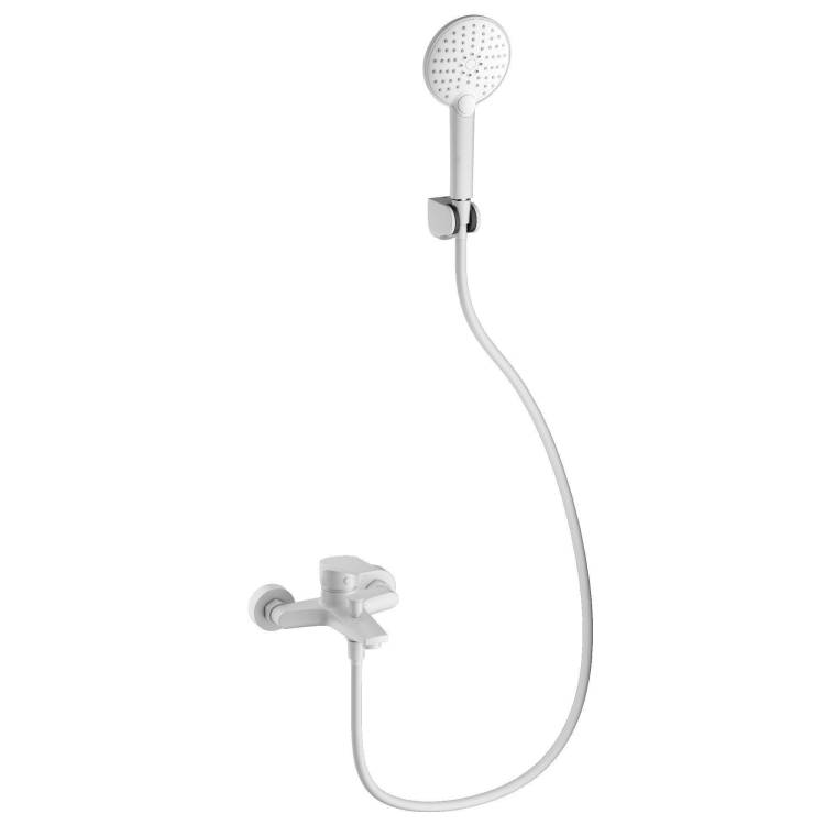 Смеситель для ванны Wonzon & Woghand WW-A30891-MW с душевым гарнитуром, белый матовый