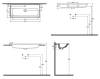 Раковина Isvea Absolute 10KF50081SV белая, 81.3x37.1 фото 3