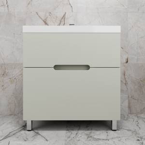 Тумба под раковину Style Line Матис 80 ЛС-00002438 напольная, олива, 80x82x45