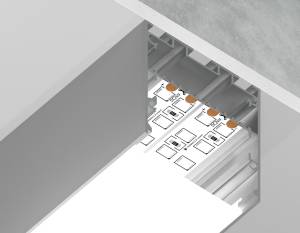 Алюминиевый профиль Ambrella light Illumination GP3050AL