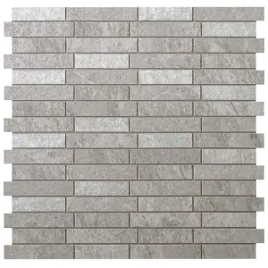 Мозаика Atlas Concorde Brave 9BBE Grey Mosaic (1.7x8.5) 30.5x30.5