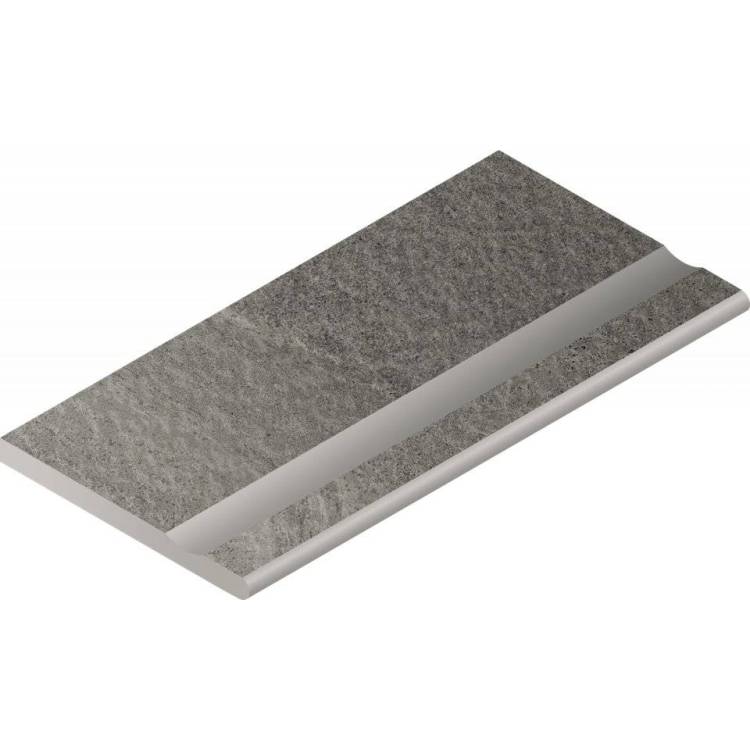 Бортик Italon Контемпора X2 620090000226 Карбон С Выемкой Закругленный 30x60