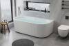Акриловая ванна Royal Bath Nero RB611901CH белая, 170x80 фото 2