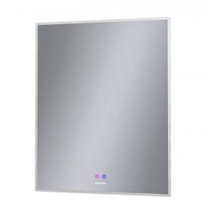 Зеркало Grossman Pragma-норма 187080 белый 70x80 см, LED подсветка, подогрев