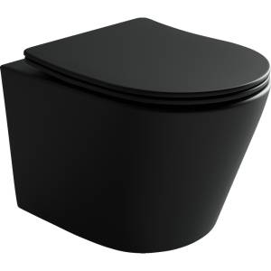Унитаз подвесной Ceramica Nova Balearica CN6000MB черный матовый