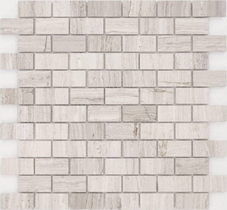 Мозаика LeeDo Pietrine 7 Travertino Silver Pol (2.3x4.8) 29.8x29.8
