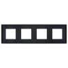 Рамка 4-постовая IEK Skandy SK-M42-G-K53 графит фото 2
