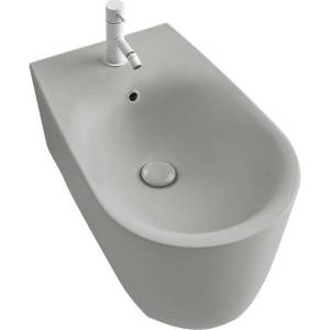 Биде подвесное Kerasan Nolita 532559*1 grigio matt