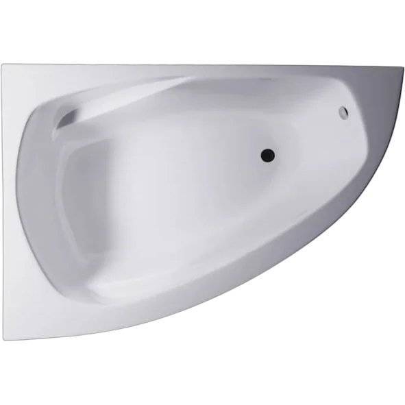 Ванна из искусственного камня Астра-Форм Тиора Solid Surface 01010084 154.5x105 левая, белая матовая