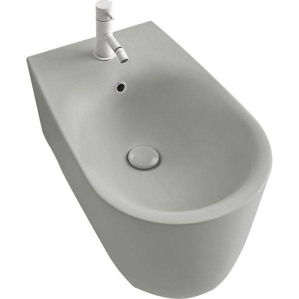 Биде подвесное Kerasan Nolita 532559*1 grigio matt