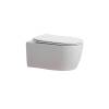 Унитаз подвесной Splendy Pride PR10152VTNW безободковый, сиденье микролифт, белый фото 4