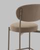 Стул полубарный Stool Group Бриф DD AV 477-C31-7006T (PP) капучино, каркас капучино муар, велюр фото 8