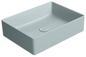 Раковина GSI Kube X 942915 голубой матовый, 50x37