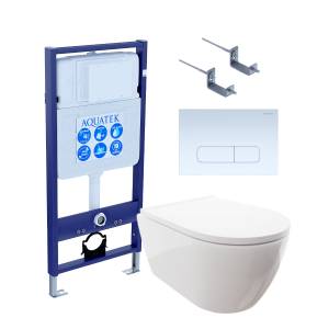 Комплект Aquatek Поларис SET AQUATEK ПОЛАРИС-013 4в1 кнопка белый