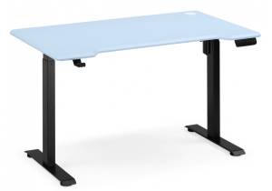 Стол компьютерный Notta Маркос 614604 голубой, черный 140x80x75(115)