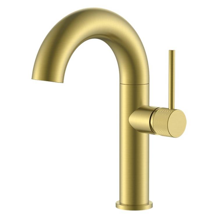 Смеситель для раковины Elghansa Radiant XQ 1647181-MattGold однорычажный, матовое золото