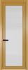 Межкомнатная дверь Profil Doors 1 AGP цвет профиля Золото, стекло безопасное 6 мм мору осветленное 700x2000