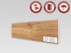 Плинтус МДФ TeckWood цветной Орех Натур 2150x80x10