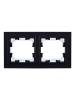 Рамка 2-постовая IEK Brite BR-M22-44-K02 черный фото 2