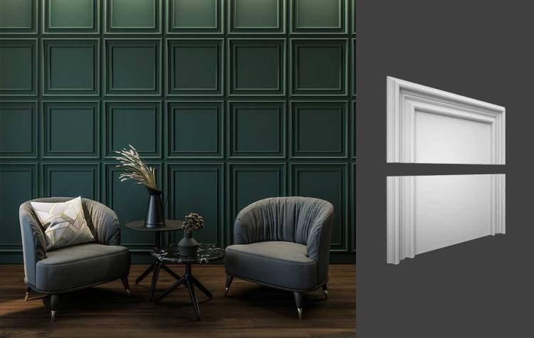 Гипсовая панель Deco Line F01 A 60x3.8x30