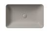 Раковина GSI Nubes 903605 серый беж матовый, 60x38 фото 2