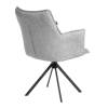 Кресло Tetchair Lutz 25405 VT shape silver, велюр, букле, вращающееся фото 3