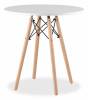 Стол обеденный Stool Group Eames DSW Z-230/70 круглый белый 70x72 D=70