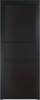 Межкомнатная дверь Profil Doors 2 AX цвет профиля Черный, стекло безопасное 6 мм монохром черный 600x2000
