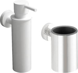 Набор Colombo Design Дозатор Plus W4981.BM + Стакан Plus W4902.BM