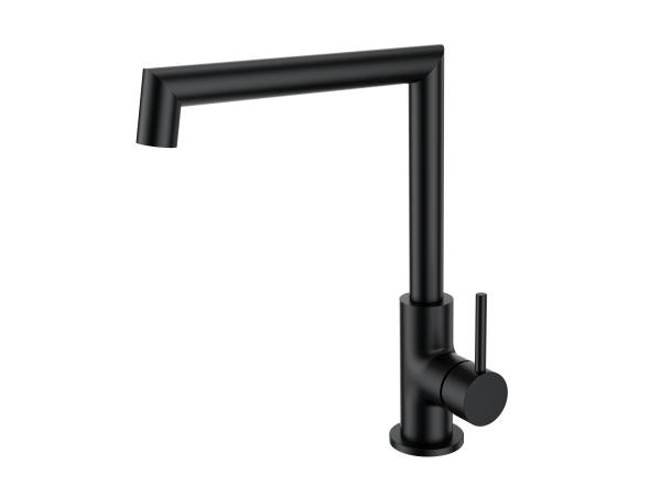 Смеситель для кухни Wonzon & Woghand WW-L1005-MB черный матовый