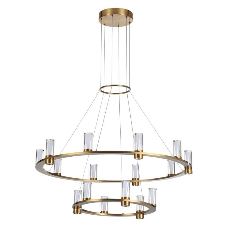Большая подвесная светодиодная люстра Odeon Light Defance 7144/110L
