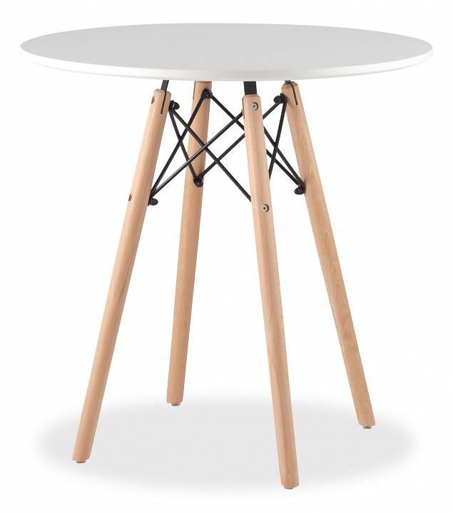 Стол обеденный Stool Group Eames DSW Z-230/70 круглый белый 70x72 D=70