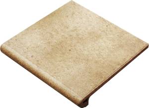 Ступень Gres de Aragon Orion Фронтальная Rounded Stair-Tread Beige 33x33