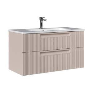 Тумба с раковиной Equil Астер (Aster) амарок, 100 см