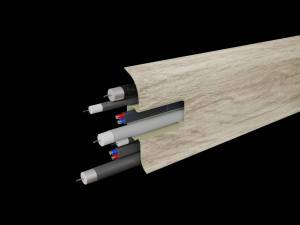 Плинтус Bonkeel Барк 5830 Дуб Алтайский 2200x58x22